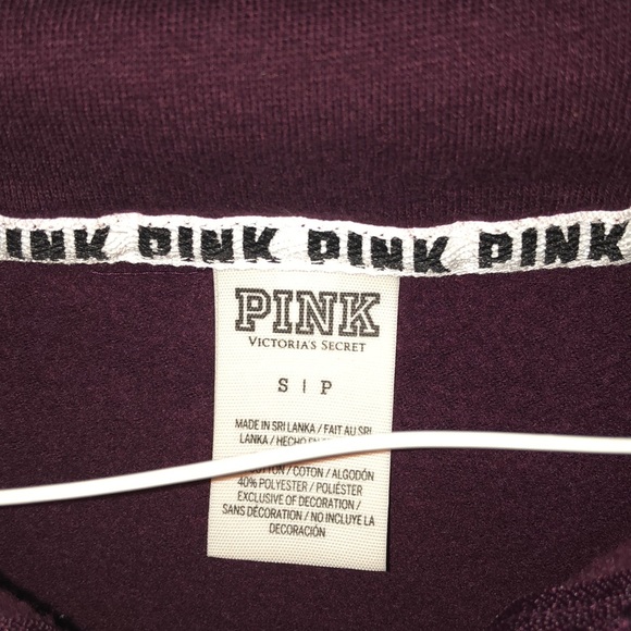 Pink 3/4 zip pullover - Picture 2 of 3